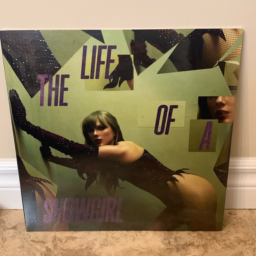 Taylor Swift NEW The Life of a Showgirl Vinyl Record Shiny Bug Violet Shimmer